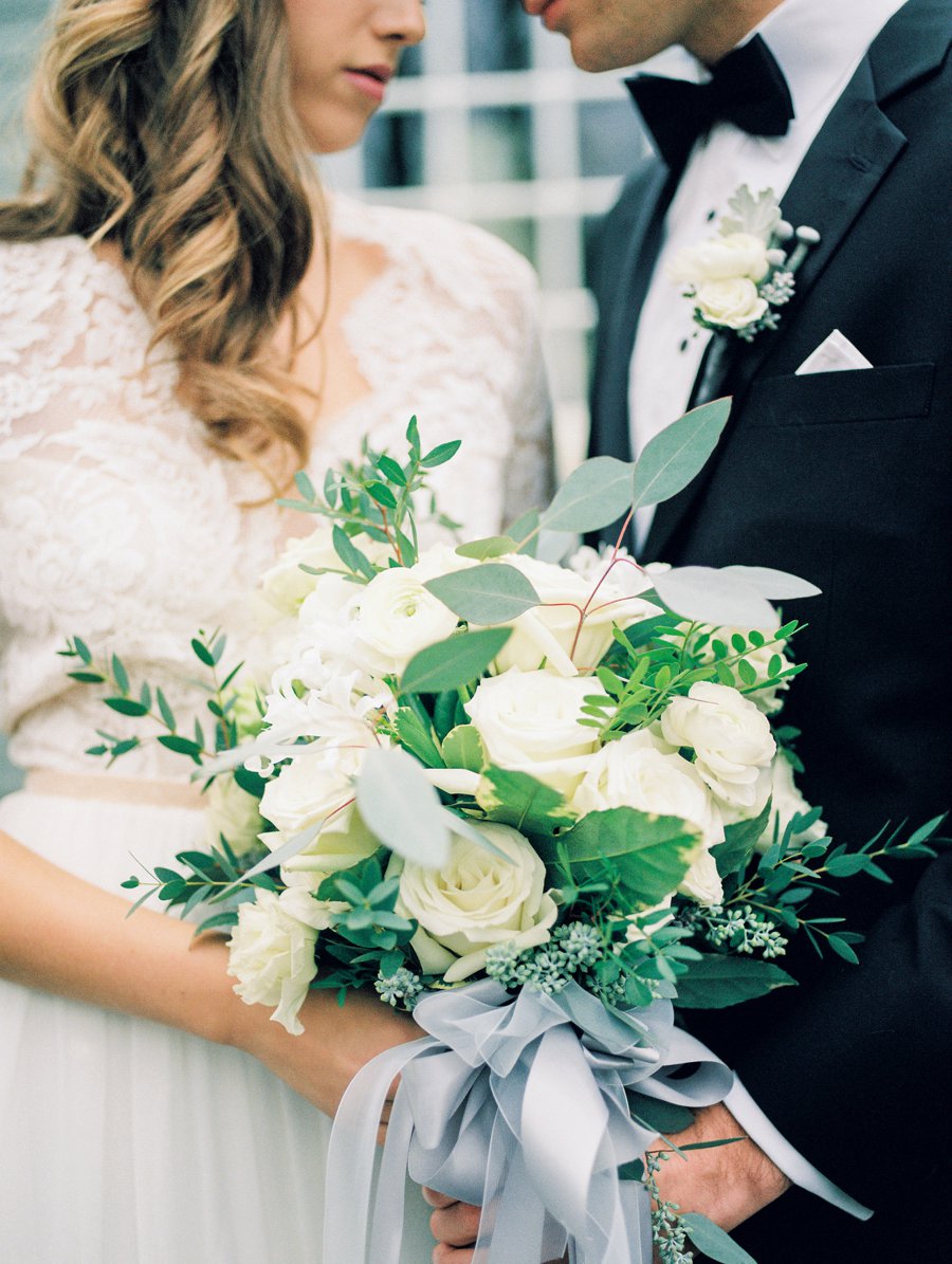 Elegant Lavender & Blue Coastal Wedding Inspiration via TheELD.com