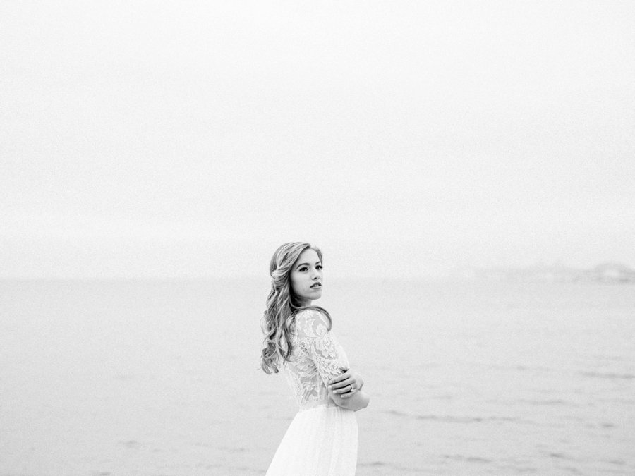 Elegant Lavender & Blue Coastal Wedding Inspiration via TheELD.com