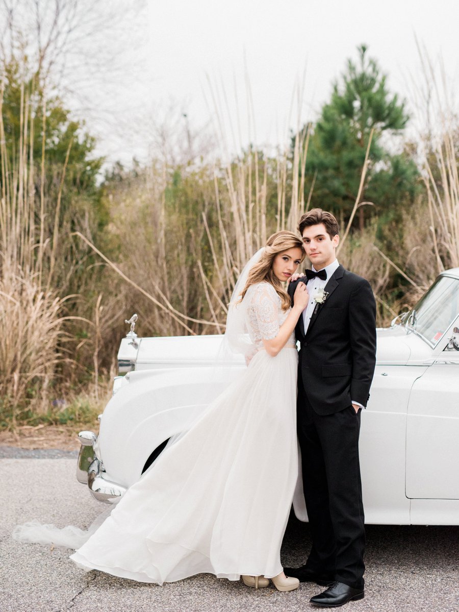 Elegant Lavender & Blue Coastal Wedding Inspiration via TheELD.com