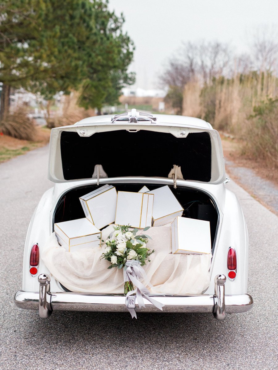 Elegant Lavender & Blue Coastal Wedding Inspiration via TheELD.com