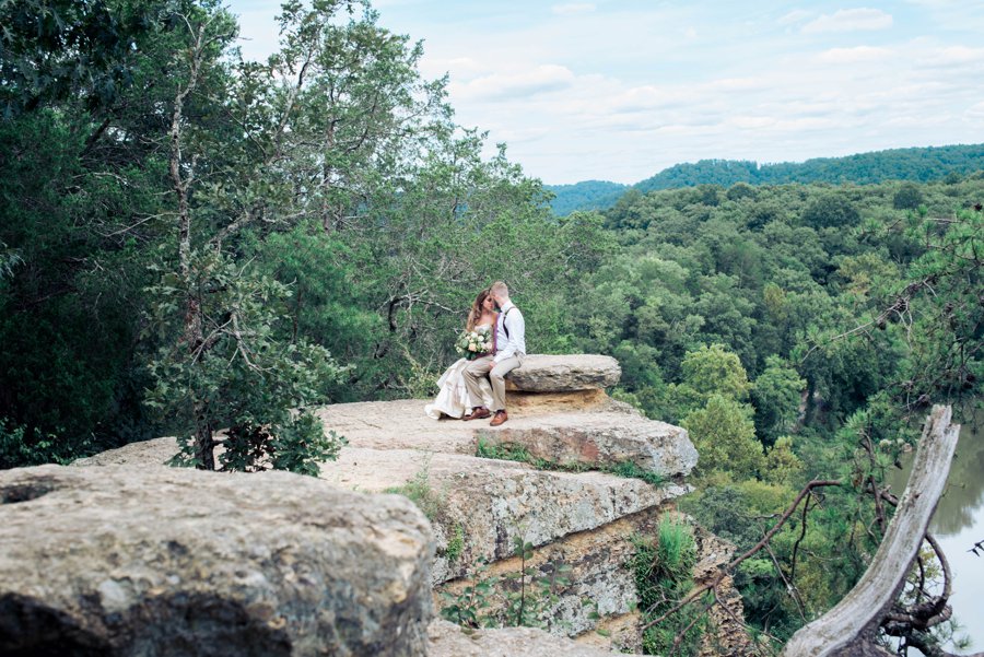 Classic Pink, Burgundy, & Green Mountain Wedding Ideas via TheELD.com