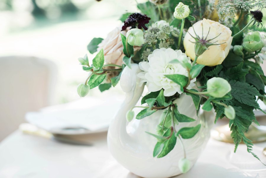 Classic Pink, Burgundy, & Green Mountain Wedding Ideas via TheELD.com