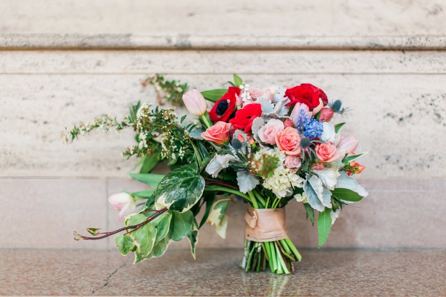 Elegant Pink and Red Wedding Ideas via TheELD.com