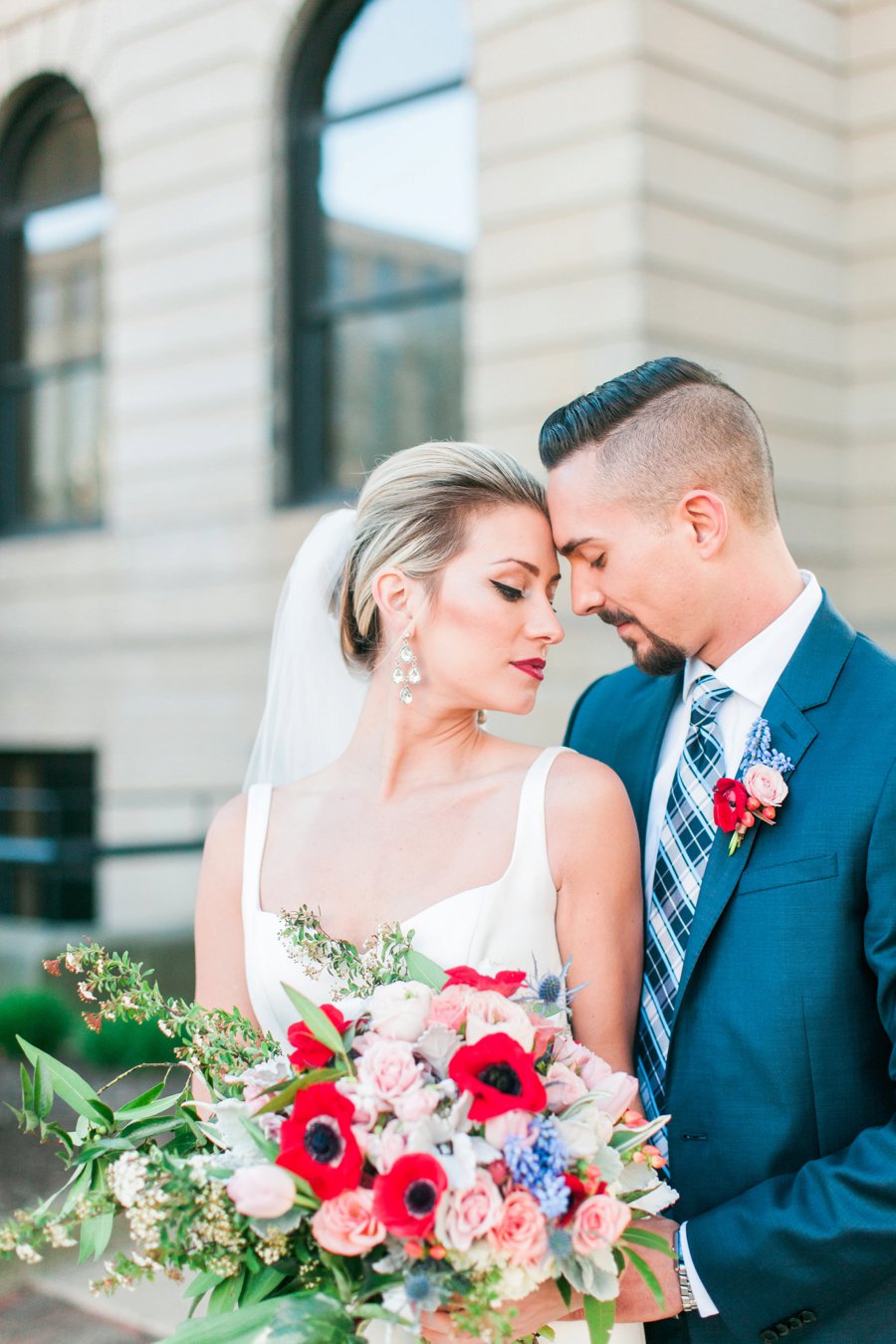 Elegant Pink and Red Wedding Ideas via TheELD.com