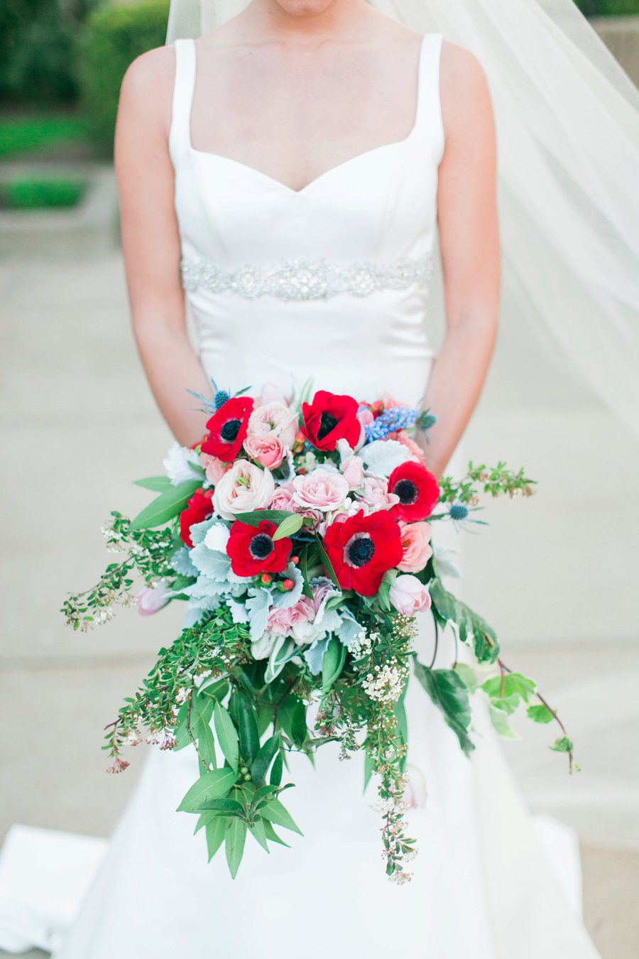 Elegant Pink and Red Wedding Ideas via TheELD.com