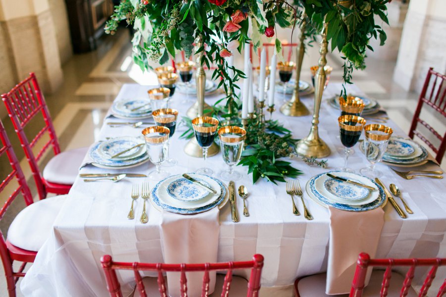 Elegant Pink and Red Wedding Ideas via TheELD.com