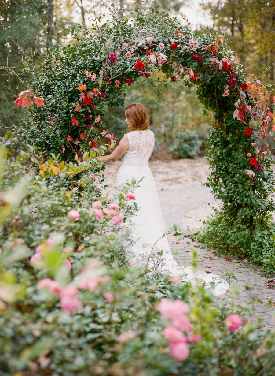 Eclectic Pink & Orange Fall Wedding Ideas via TheELD.com