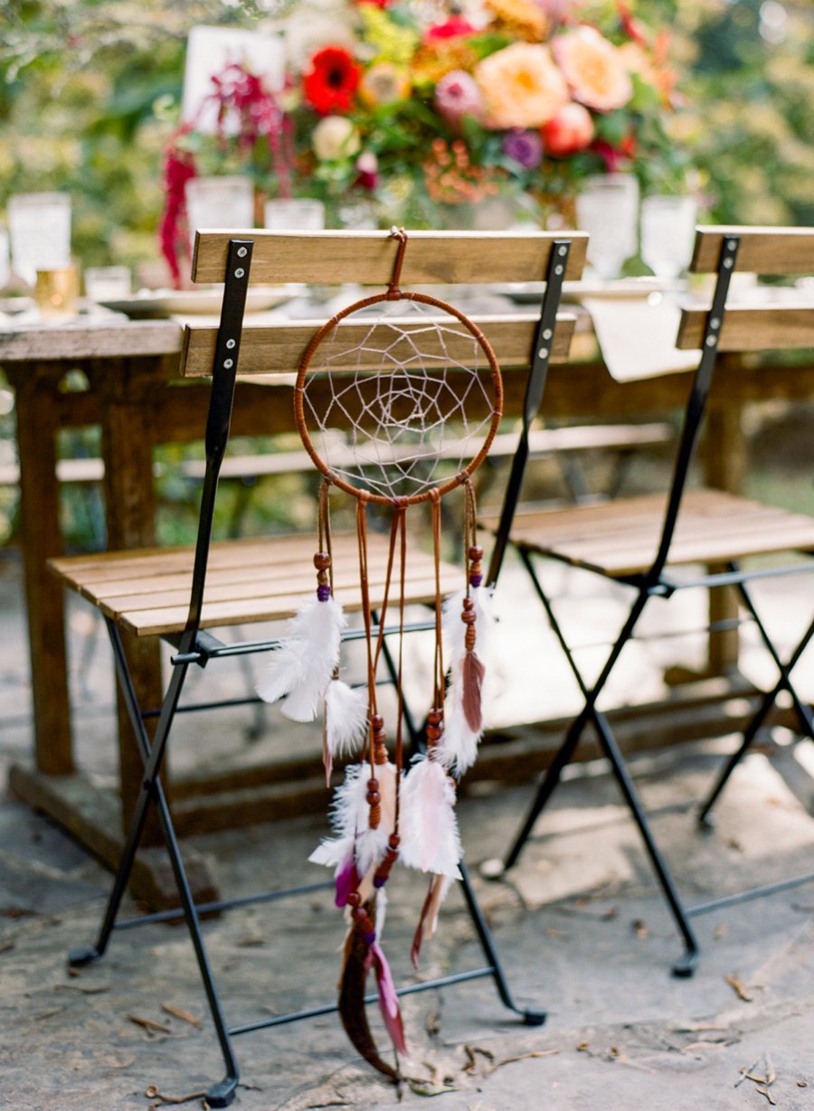 Eclectic Pink & Orange Fall Wedding Ideas via TheELD.com