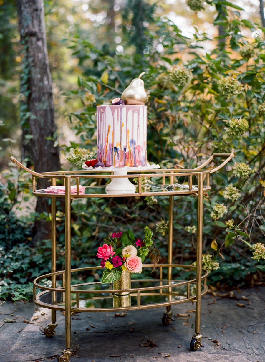 Eclectic Pink & Orange Fall Wedding Ideas via TheELD.com