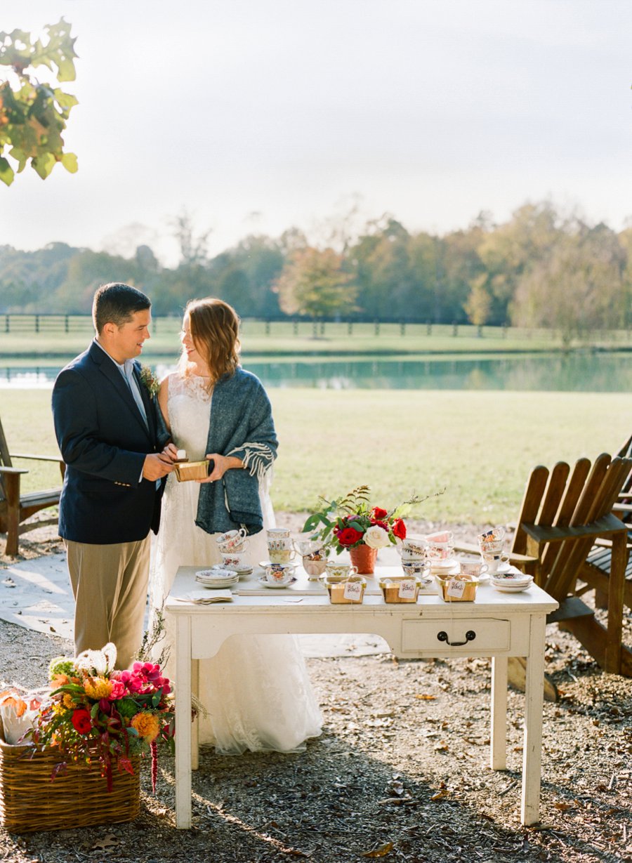 Eclectic Pink & Orange Fall Wedding Ideas via TheELD.com