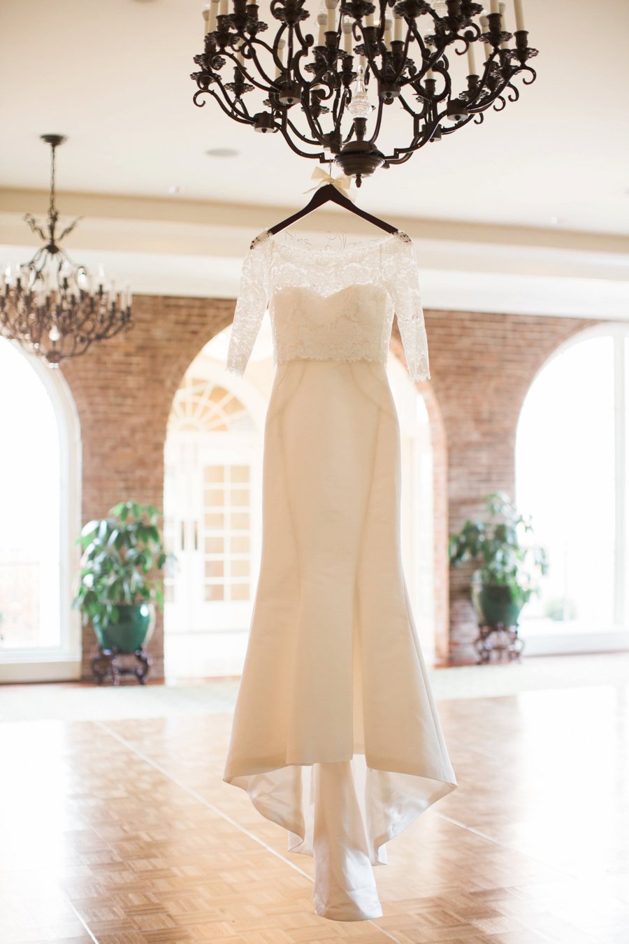 Blush & Gray Elegant Rustic Country Club Wedding via TheELD.com