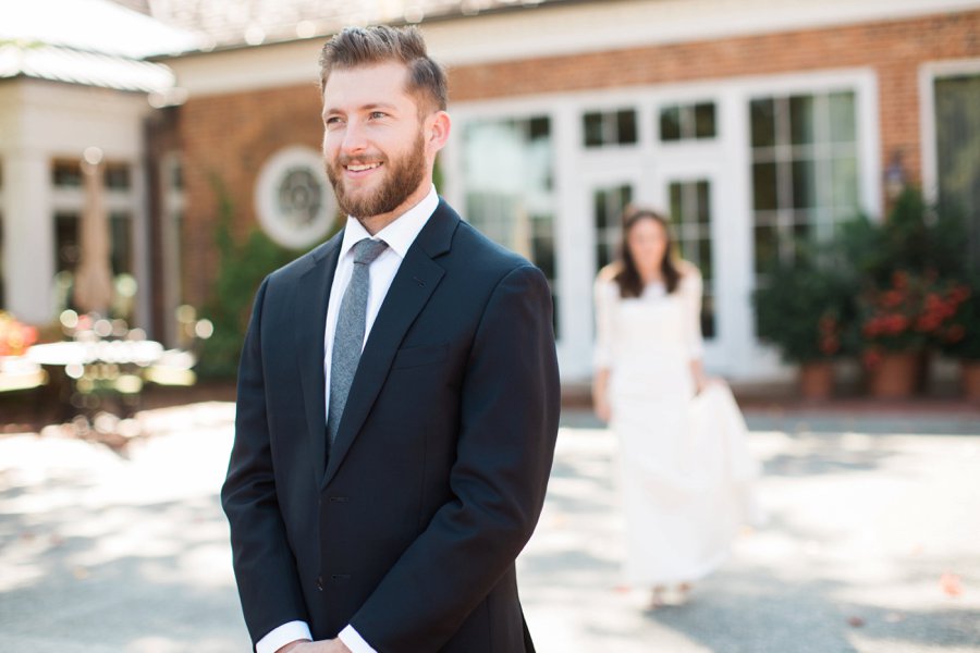 Blush & Gray Elegant Rustic Country Club Wedding via TheELD.com