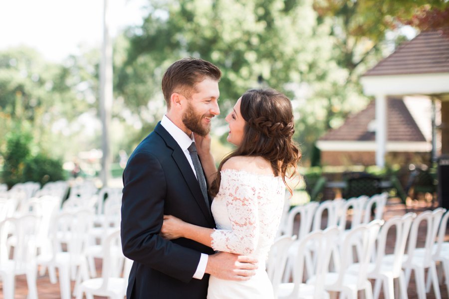 Blush & Gray Elegant Rustic Country Club Wedding via TheELD.com