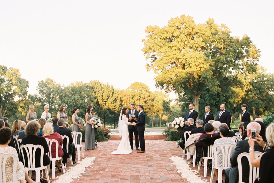 Blush & Gray Elegant Rustic Country Club Wedding via TheELD.com