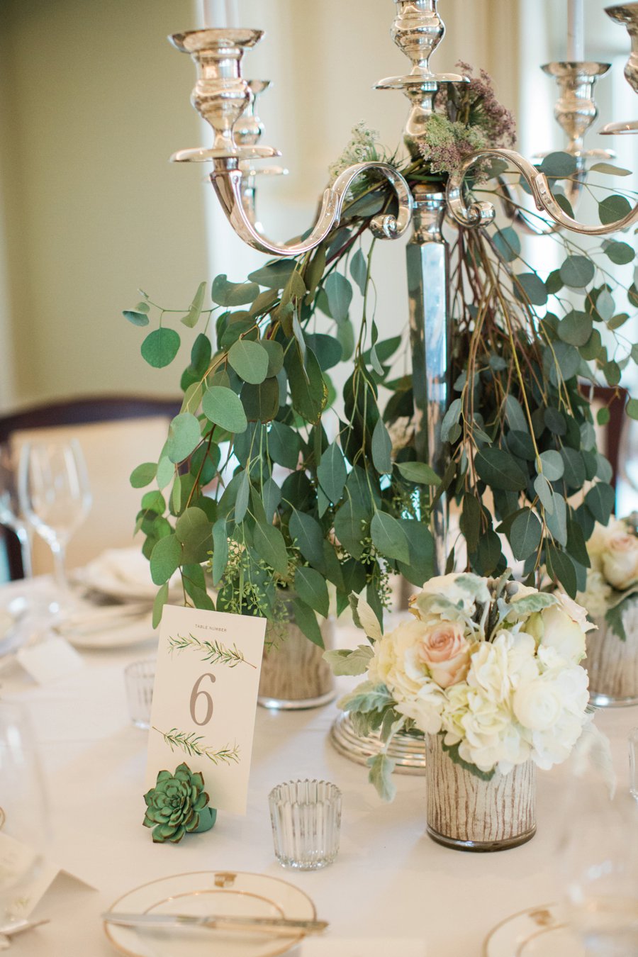 Blush & Gray Elegant Rustic Country Club Wedding via TheELD.com