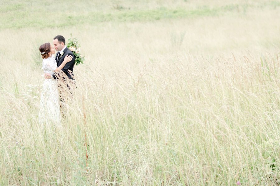 Peach & White Elegant Rustic Vineyard Wedding Ideas via TheELD.com