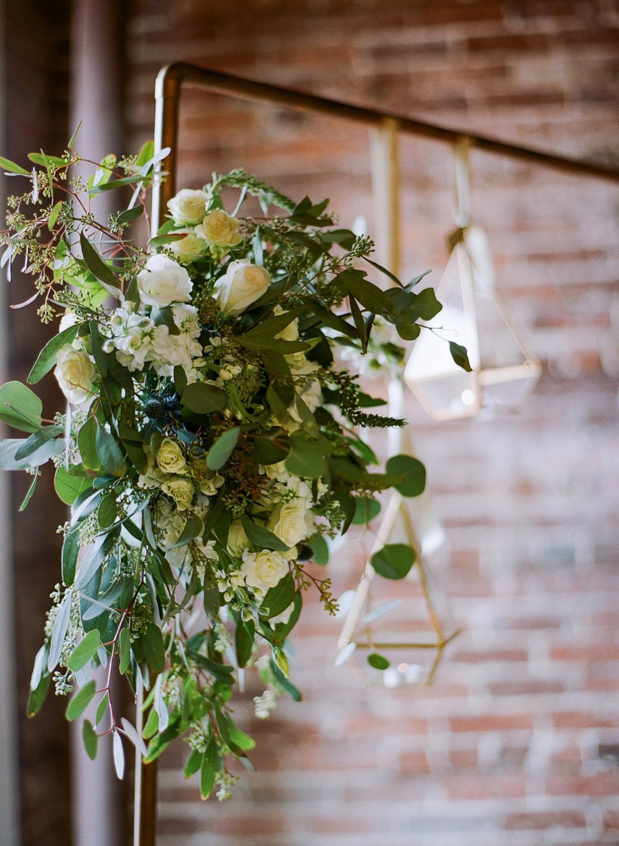 Navy & Teal Geode & Geometric Wedding Ideas via TheELD.com