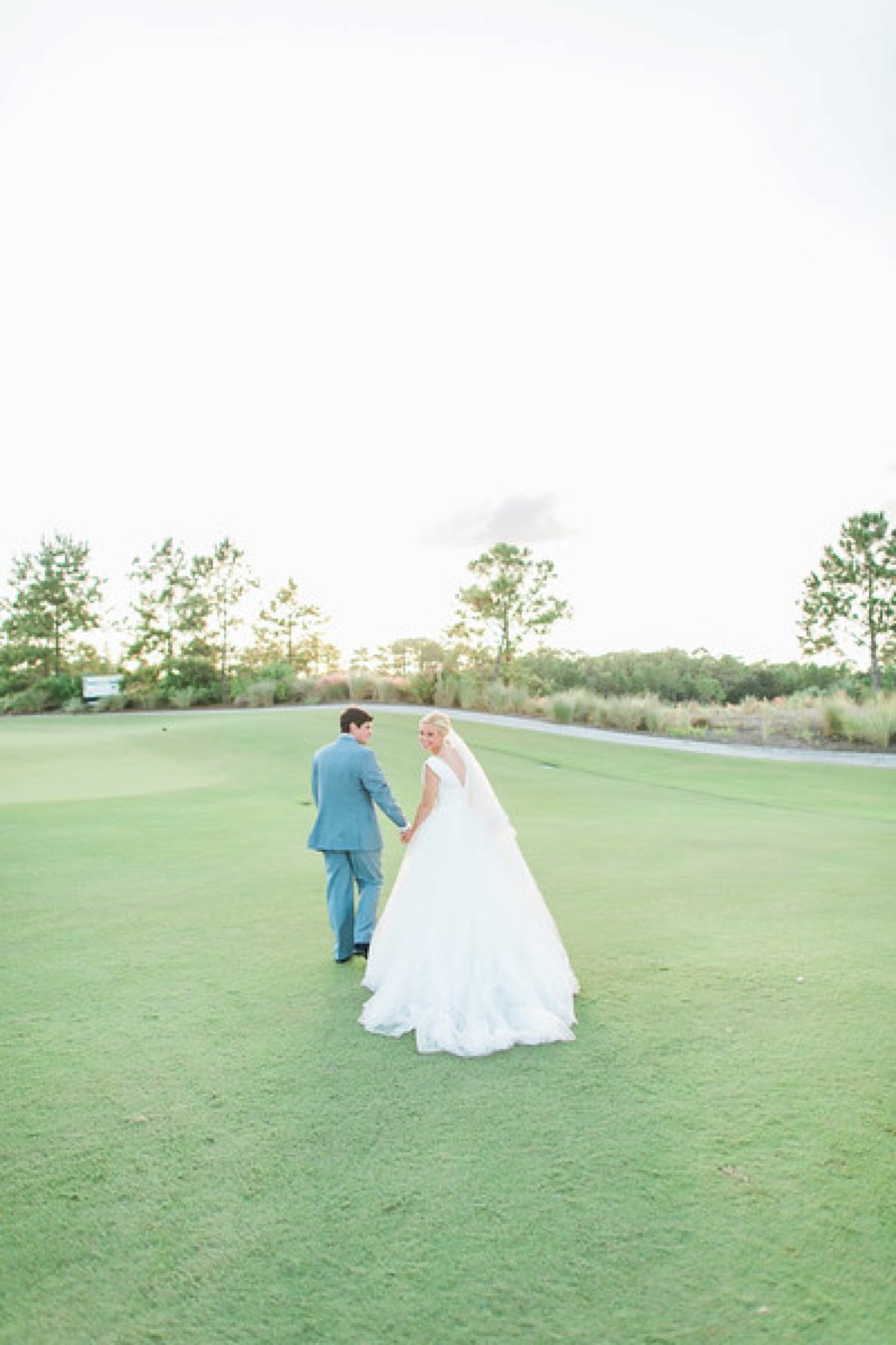 Classic Yellow and Blue Florida Beach Wedding via TheELD.com