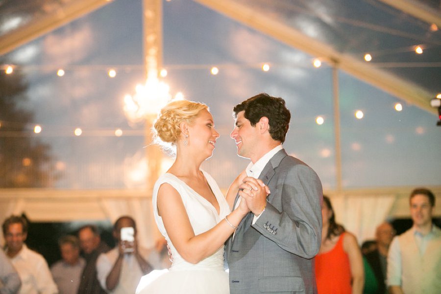 Classic Yellow and Blue Florida Beach Wedding via TheELD.com