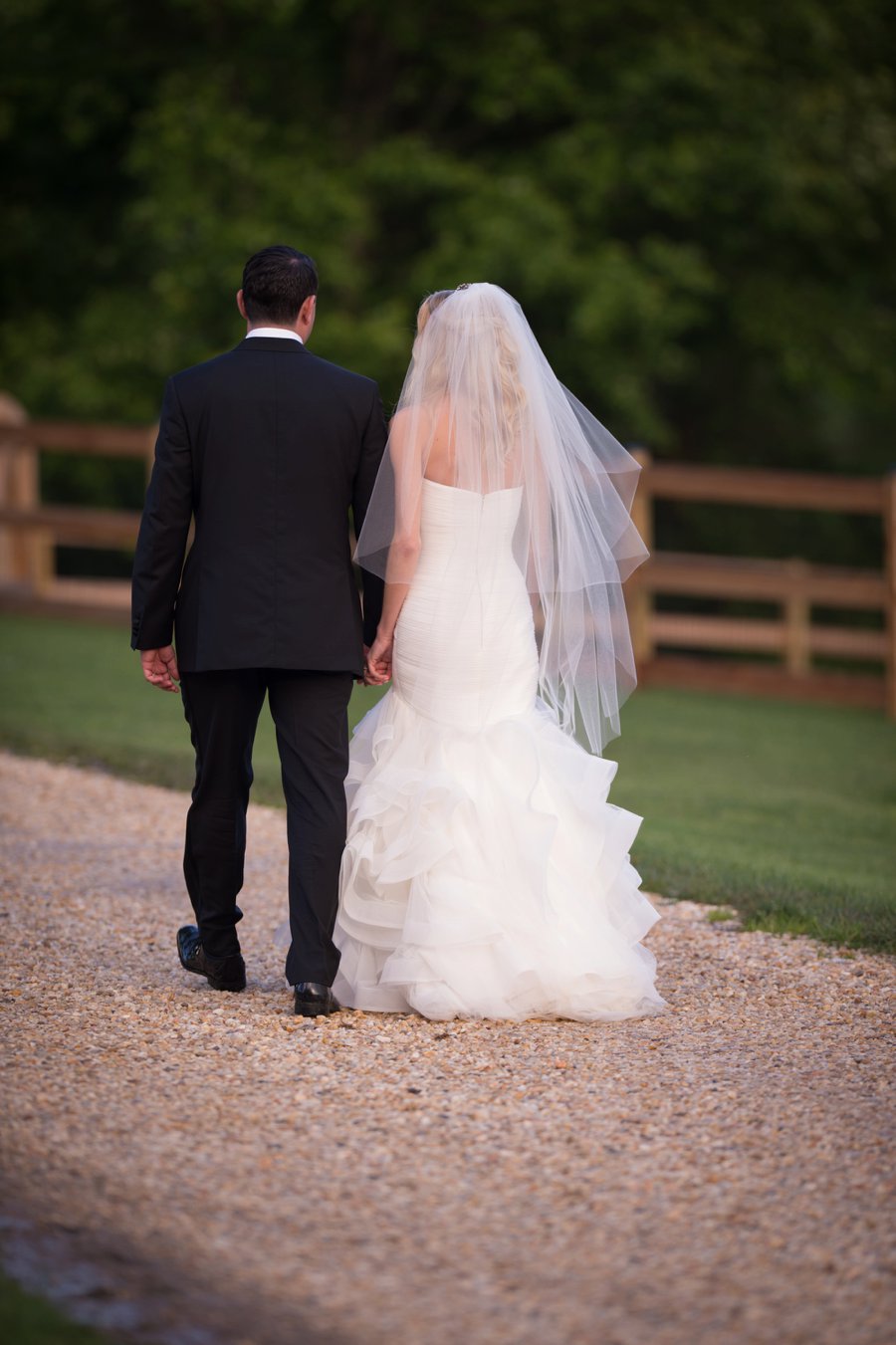 Pink & Green Elegant Garden Wedding via TheELD.com