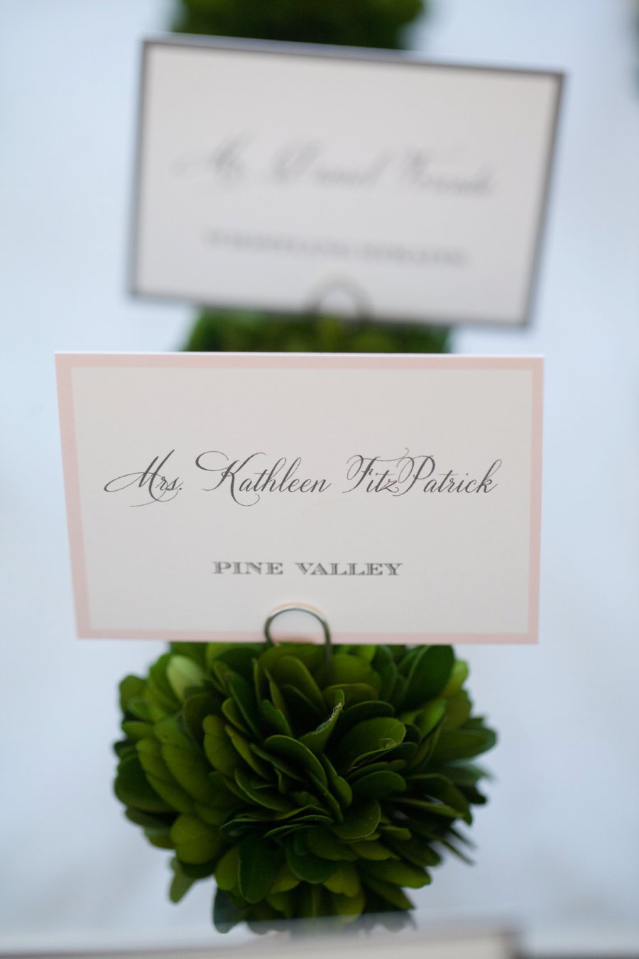 Pink & Green Elegant Garden Wedding via TheELD.com