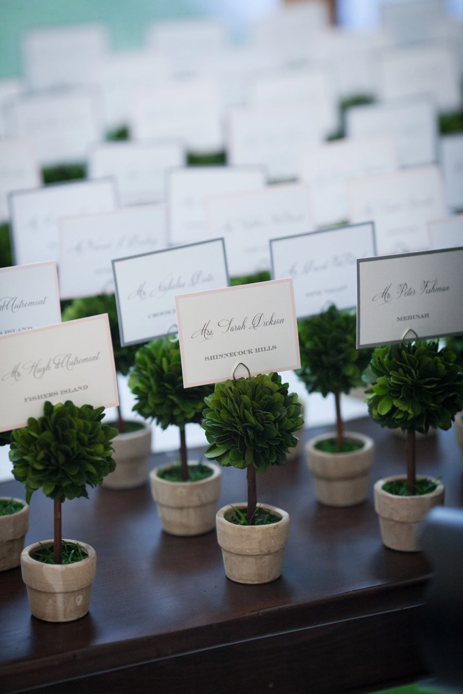 Pink & Green Elegant Garden Wedding via TheELD.com