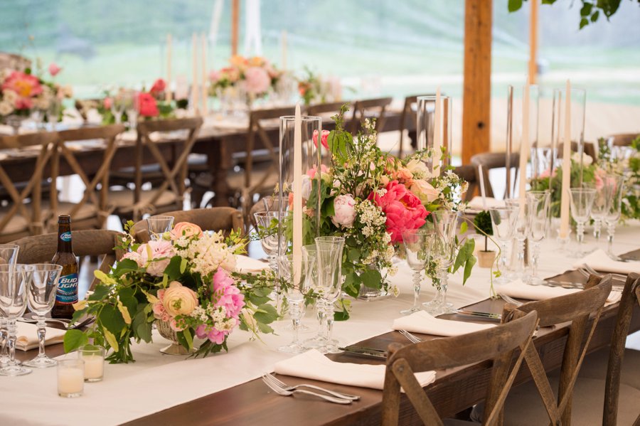 Pink & Green Elegant Garden Wedding via TheELD.com