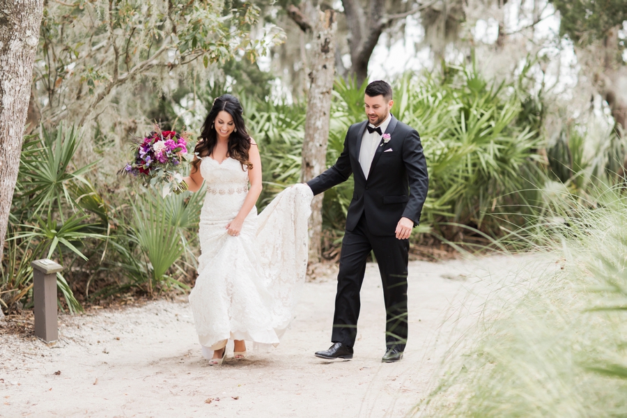 Jewel Toned Florida Garden Wedding via TheELD.com