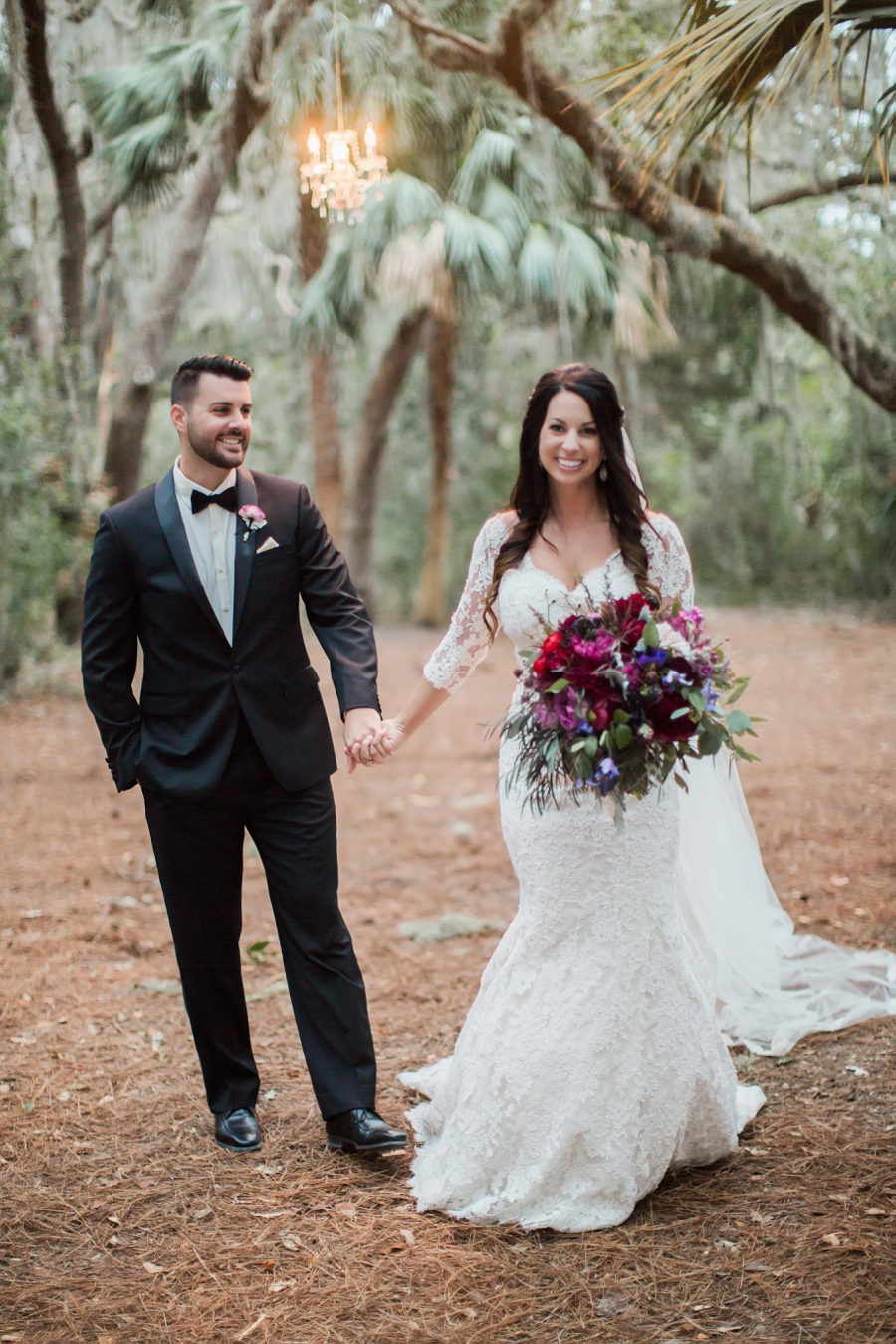 Jewel Toned Florida Garden Wedding via TheELD.com