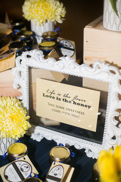 Classic Yellow and Blue Florida Beach Wedding via TheELD.com