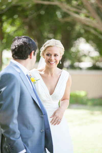 Classic Yellow and Blue Florida Beach Wedding via TheELD.com