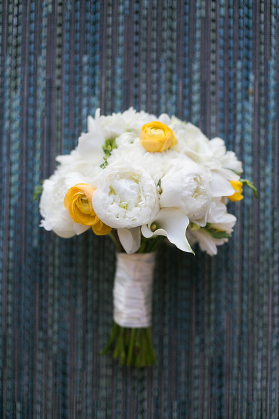 Classic Yellow and Blue Florida Beach Wedding via TheELD.com