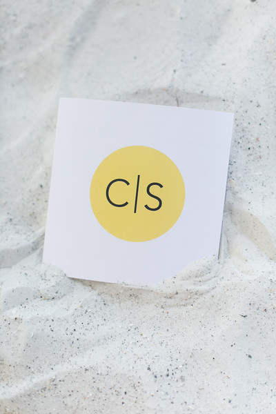 Classic Yellow and Blue Florida Beach Wedding via TheELD.com