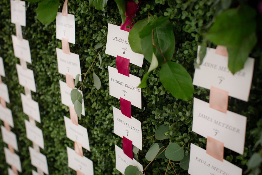 Colorful Pink & Berry Modern Wedding Ideas via TheELD.com