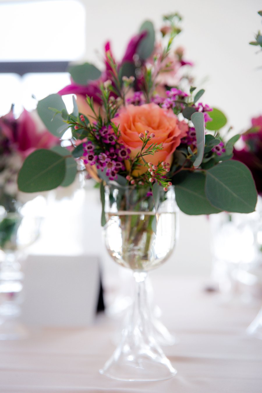 Colorful Pink & Berry Modern Wedding Ideas via TheELD.com