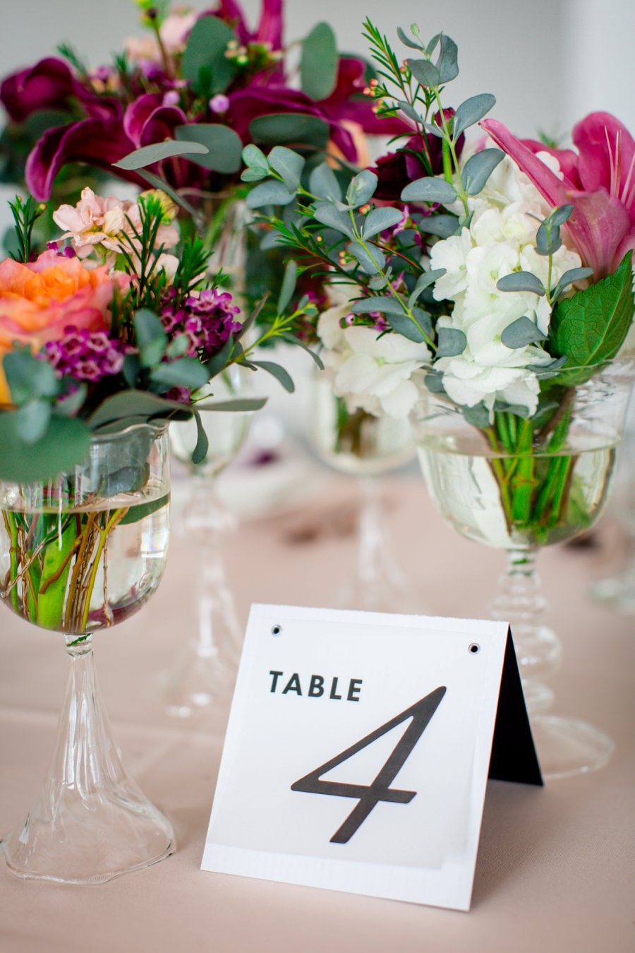 Colorful Pink & Berry Modern Wedding Ideas via TheELD.com