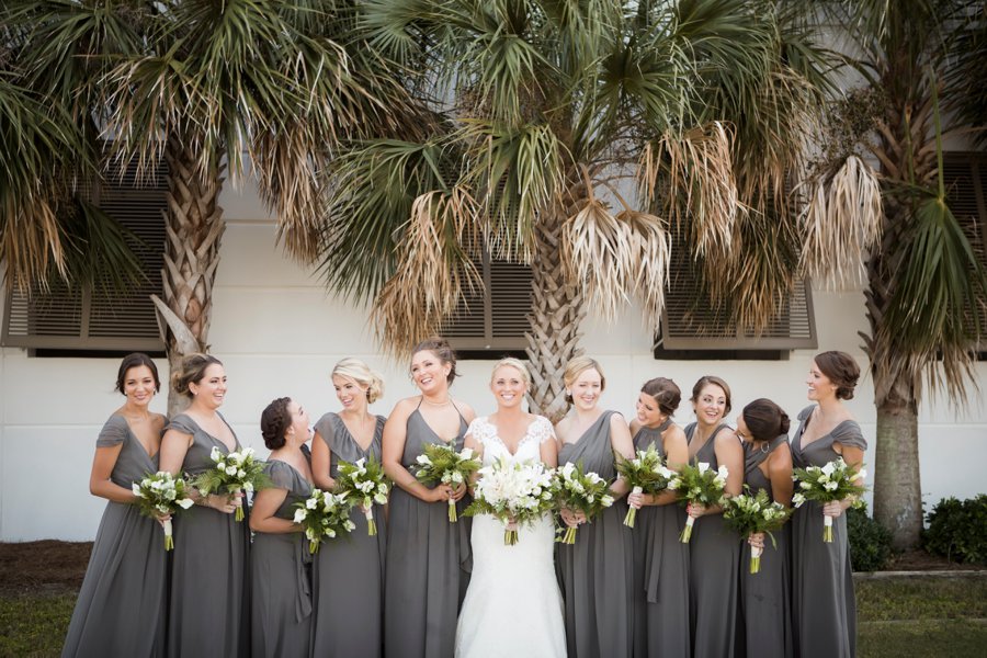 Green & White Elegant Pensacola Wedding via TheELD.com