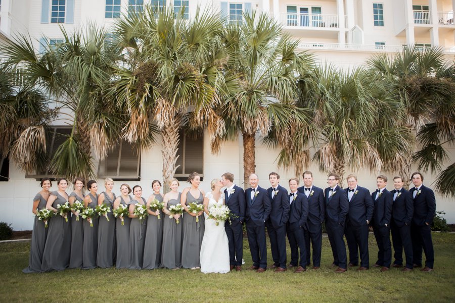 Green & White Elegant Pensacola Wedding via TheELD.com
