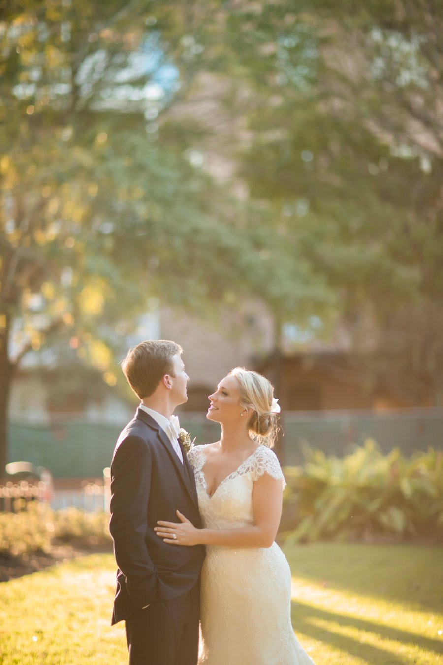 Green & White Elegant Pensacola Wedding via TheELD.com