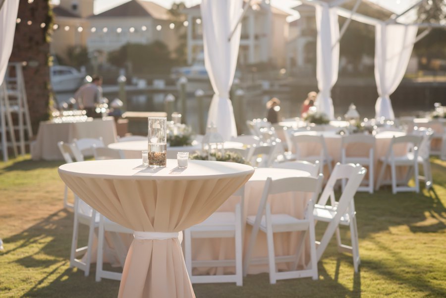 Green & White Elegant Pensacola Wedding via TheELD.com