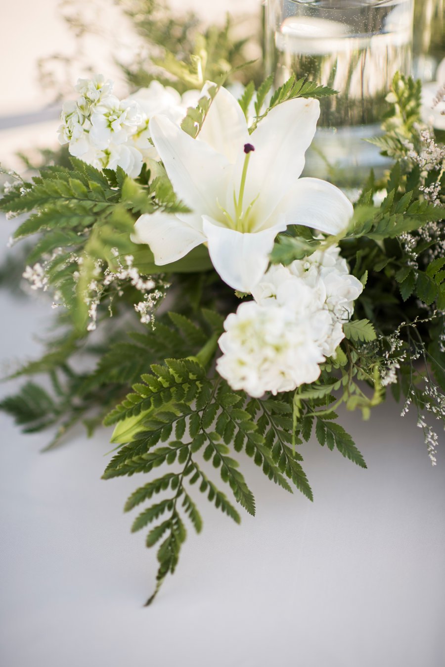 Green & White Elegant Pensacola Wedding via TheELD.com