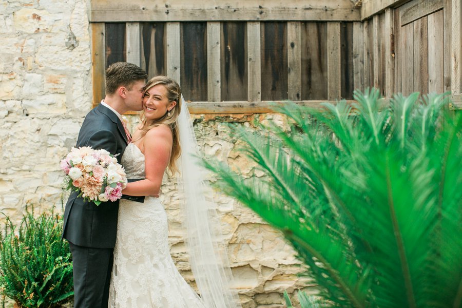 Romantic Blush & Green Big Sur Wedding via TheELD.com