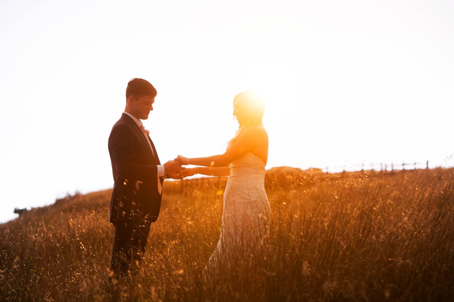 Romantic Blush & Green Big Sur Wedding via TheELD.com