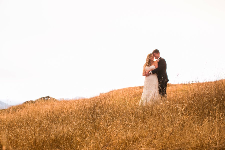 Romantic Blush & Green Big Sur Wedding via TheELD.com