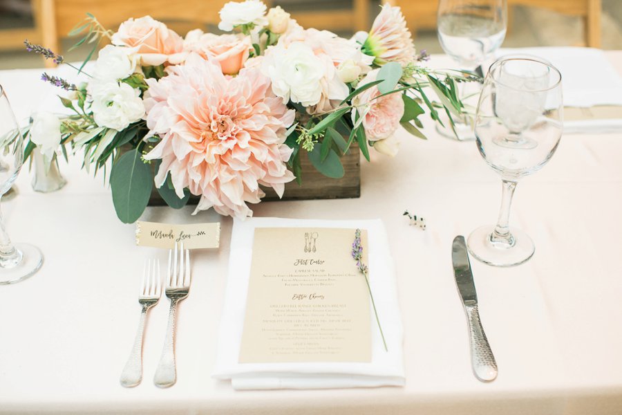 Romantic Blush & Green Big Sur Wedding via TheELD.com