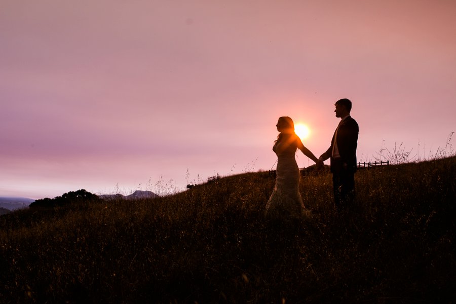 Romantic Blush & Green Big Sur Wedding via TheELD.com