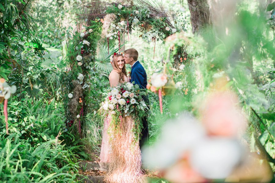 Colorful Enchanted Garden Wedding Ideas via TheELD.com