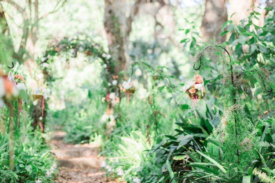 Colorful Enchanted Garden Wedding Ideas via TheELD.com