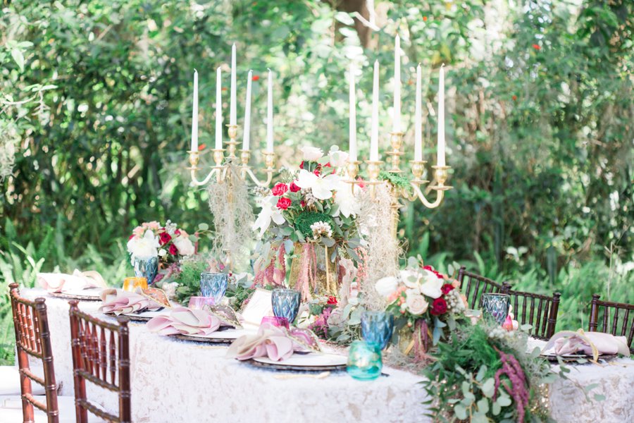 Colorful Enchanted Garden Wedding Ideas via TheELD.com