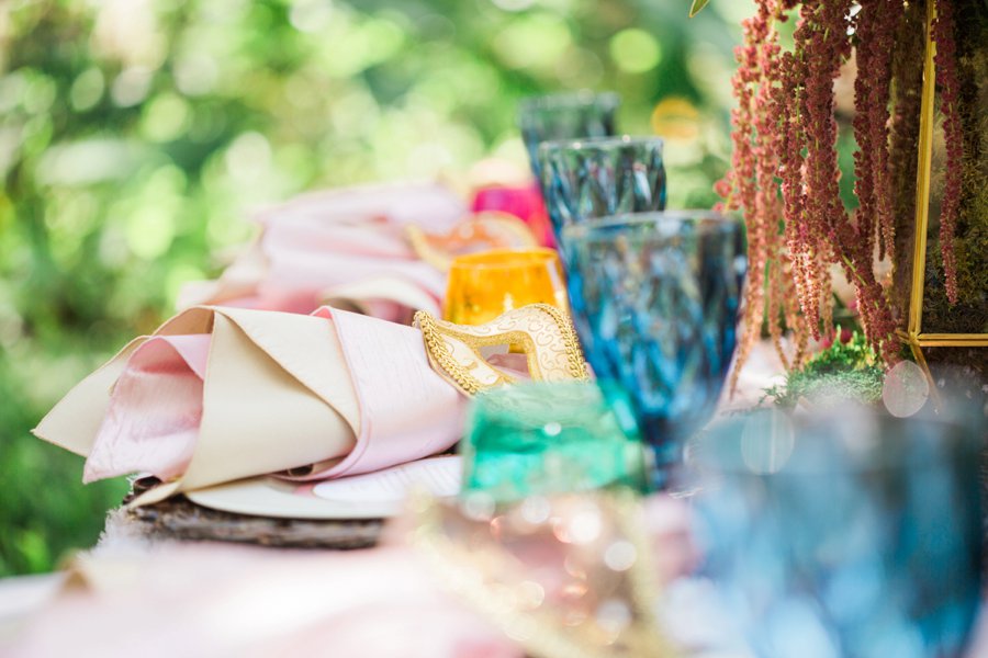 Colorful Enchanted Garden Wedding Ideas via TheELD.com